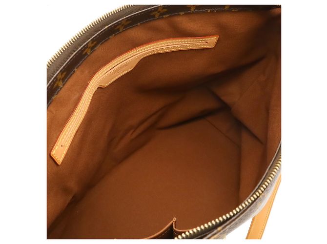 Borsa Cabas Mezzo Monogram Louis Vuitton Marrone - vista 7