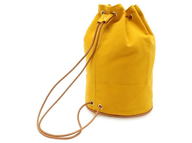 Hermès Borsa a tracolla HERMES Polochon Mimil PM Giallo - vista 3