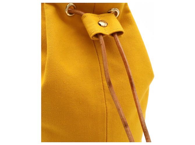 Hermès Borsa a tracolla HERMES Polochon Mimil PM Giallo - vista 6