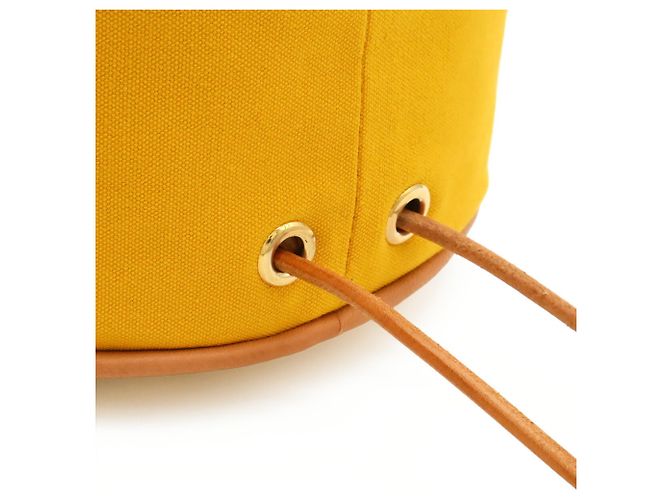 Hermès Borsa a tracolla HERMES Polochon Mimil PM Giallo - vista 7