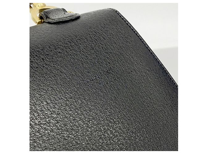 Borsa Gucci Bamboo in pelle nera Nero - vista 14