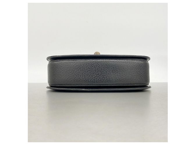 Borsa Gucci Bamboo in pelle nera Nero - vista 3