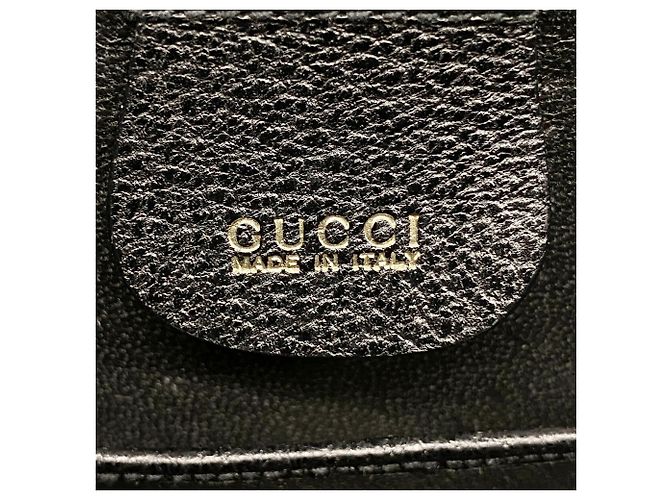 Borsa Gucci Bamboo in pelle nera Nero - vista 5