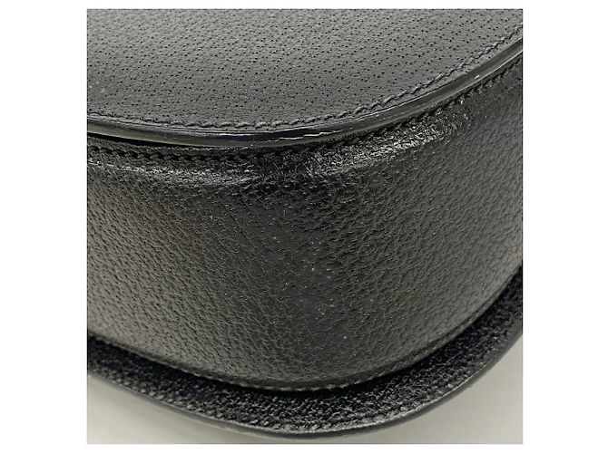 Borsa Gucci Bamboo in pelle nera Nero - vista 6
