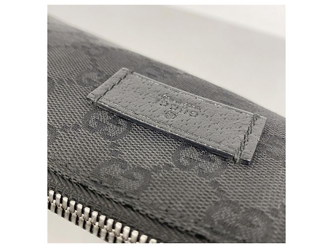 Borsa a Tracolla Gucci Nera GG Canvas 110054 Nero - vista 13