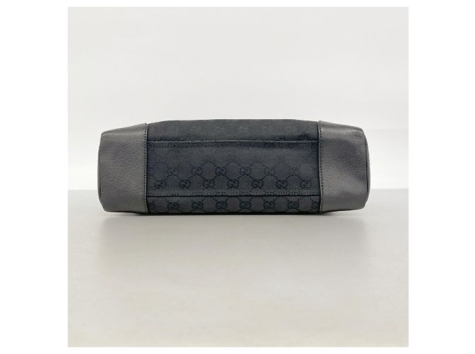 Borsa a Tracolla Gucci Nera GG Canvas 110054 Nero - vista 3