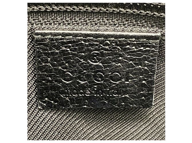 Borsa a Tracolla Gucci Nera GG Canvas 110054 Nero - vista 5