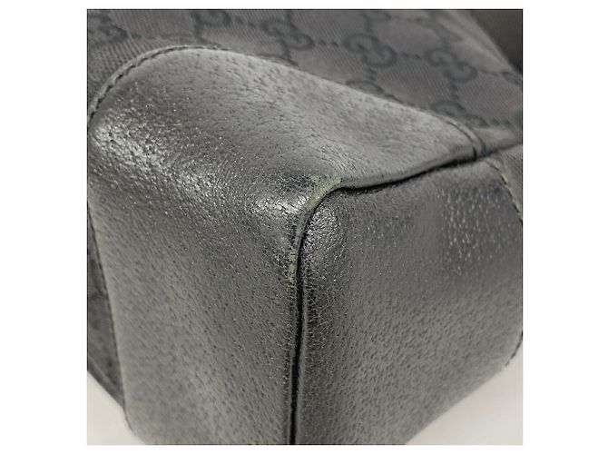 Borsa a Tracolla Gucci Nera GG Canvas 110054 Nero - vista 6