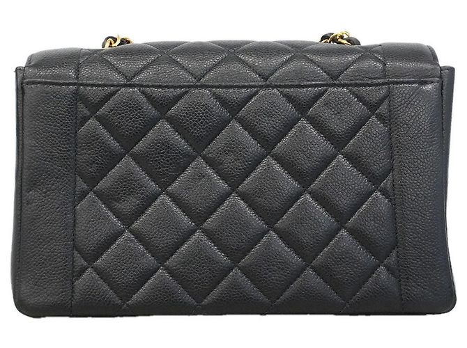Chanel Diana Chain Schultertasche Schwarz - Ansicht 11