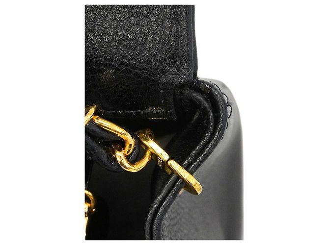 Chanel Diana Chain Schultertasche Schwarz - Ansicht 7