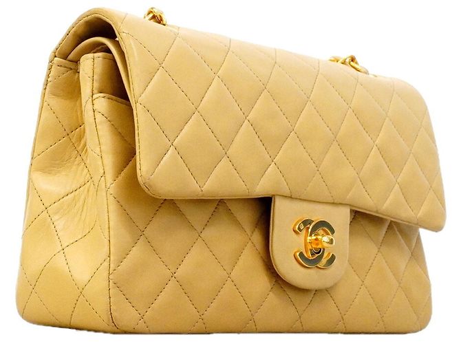 Borsa a tracolla Chanel Matelassé Beige - vista 2