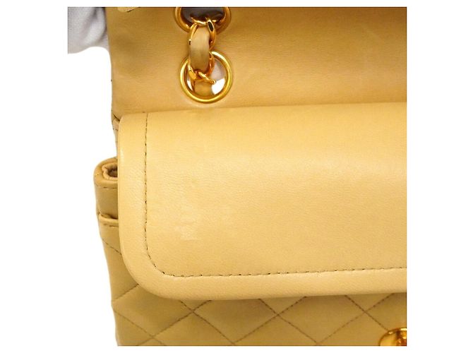 Borsa a tracolla Chanel Matelassé Beige - vista 9