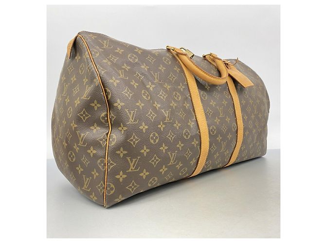 Louis Vuitton Boston Monogram Keepall 55 Braun - Ansicht 2