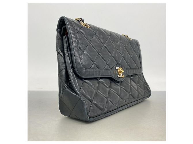 Borsa a tracolla Chanel Matelassé Nero - vista 2