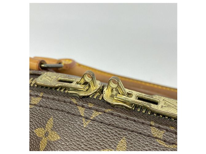 Louis Vuitton Boston Monogram Keepall Bandoulière 55 Marrone - vista 10