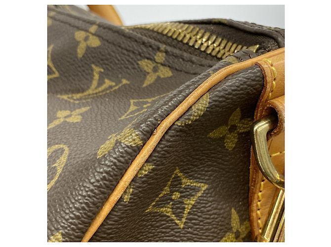 Louis Vuitton Boston Monogram Keepall Bandoulière 60 Marrone - vista 12