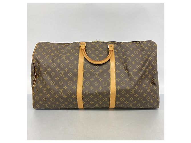 Louis Vuitton Boston Monogram Keepall Bandoulière 60 Marrone - vista 16