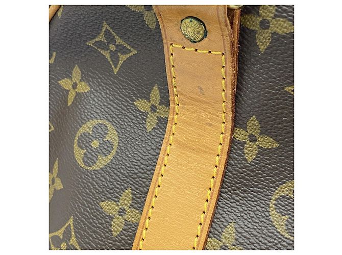 Louis Vuitton Boston Monogram Keepall Bandoulière 60 Marrone - vista 9