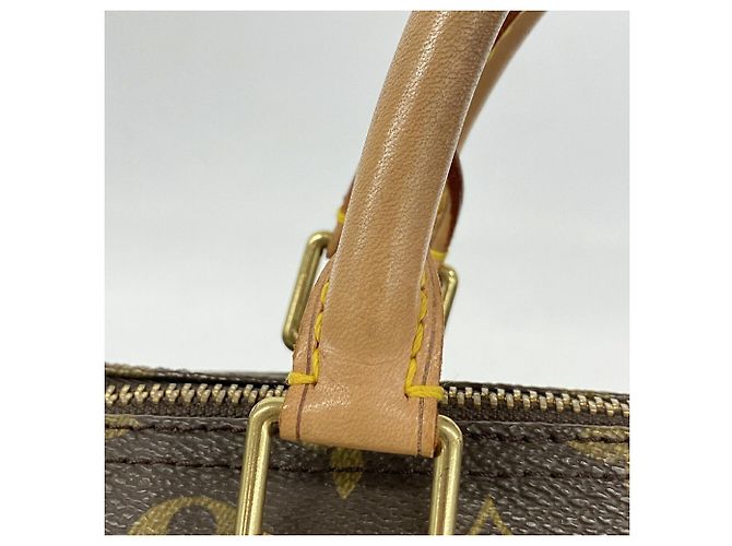 Borsa Louis Vuitton Monogram Speedy 30 Marrone - vista 10