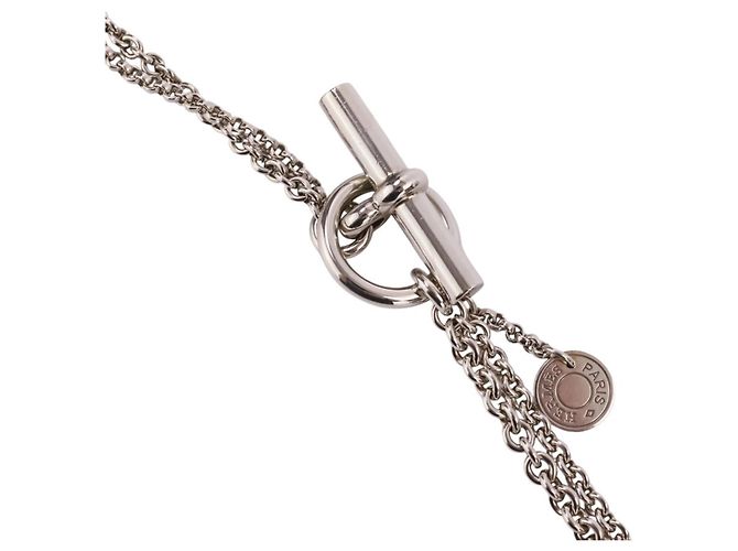Hermès Colar longo Hermes Kara Silver Prata - vista 5