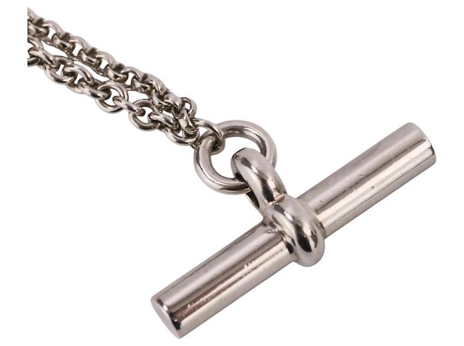 Hermès Colar longo Hermes Kara Silver Prata - vista 6