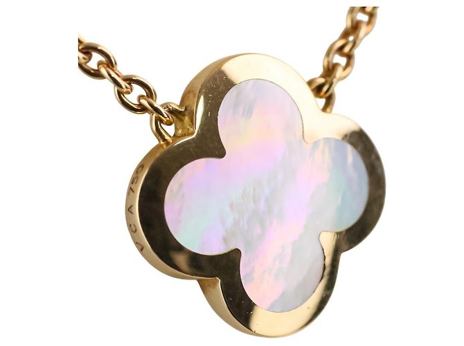 Collana Van Cleef & Arpels Alhambra 750 D'oro - vista 5