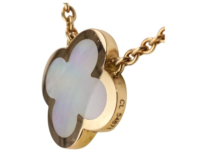 Collana Van Cleef & Arpels Alhambra 750 D'oro - vista 6
