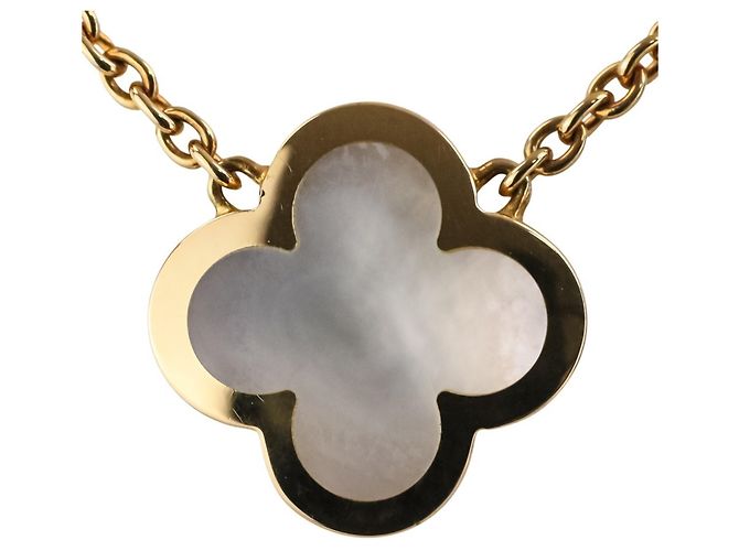 Collana Van Cleef & Arpels Alhambra 750 D'oro - vista 7