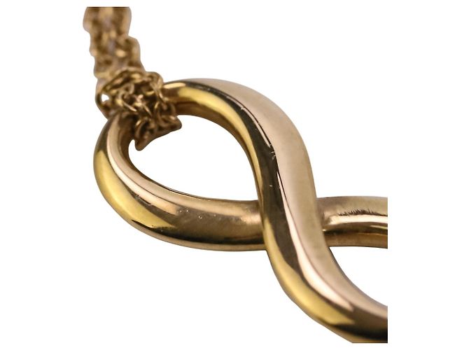 Autre Marque Collana Tiffany Infinity Chain D'oro - vista 14