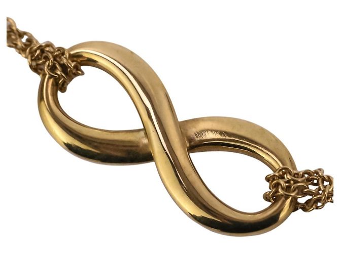Autre Marque Collana Tiffany Infinity Chain D'oro - vista 15