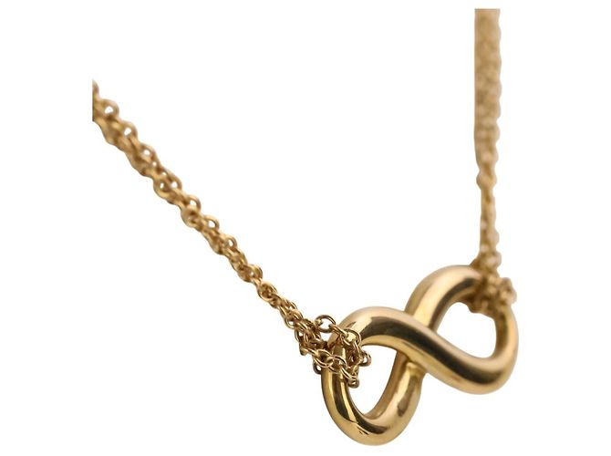 Autre Marque Collana Tiffany Infinity Chain D'oro - vista 5