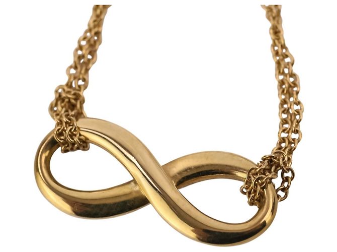 Autre Marque Collana Tiffany Infinity Chain D'oro - vista 7
