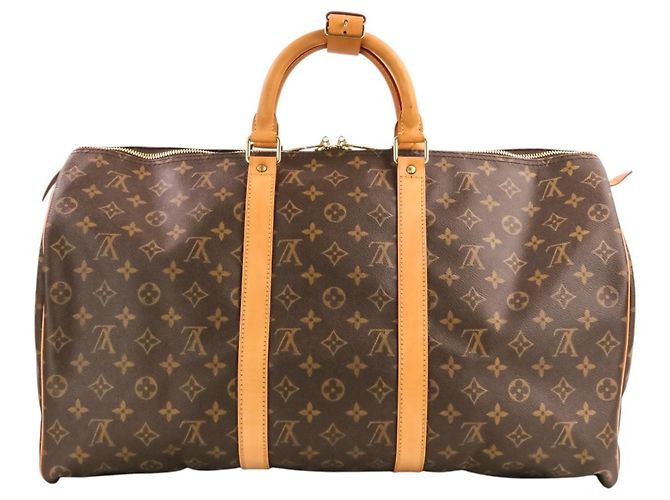 Louis Vuitton Keepall 50 Monogram Boston Bag Braun - Ansicht 2