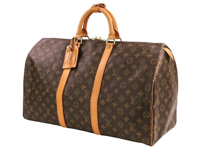 Louis Vuitton Keepall 50 Monogram Boston Bag Braun - Ansicht 5