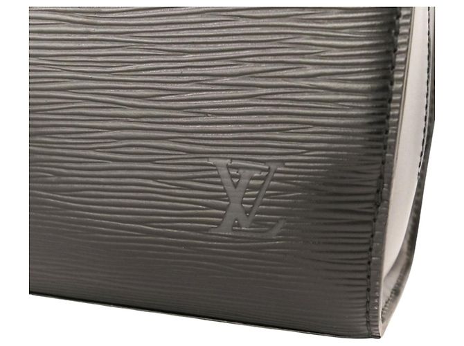 Borsa Louis Vuitton Epi Pont Neuf Nero - vista 10