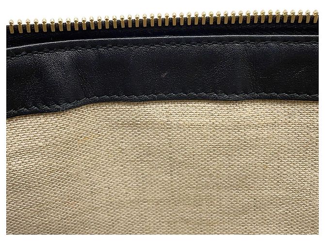 Gucci Microguccissima Leder Tote Bag Schwarz - Ansicht 10
