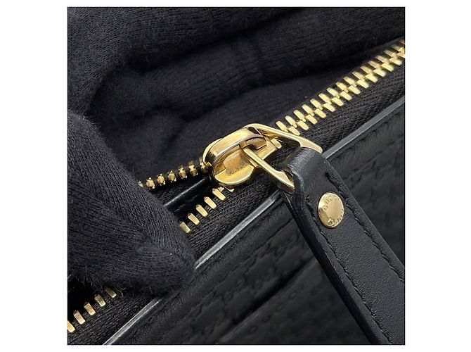 Gucci Microguccissima Leder Tote Bag Schwarz - Ansicht 11