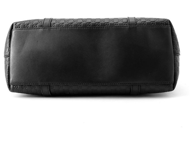 Gucci Microguccissima Leder Tote Bag Schwarz - Ansicht 3
