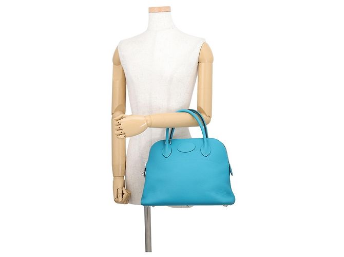 Hermès Borsa a tracolla Hermes Bolide 31 Turchese - vista 4