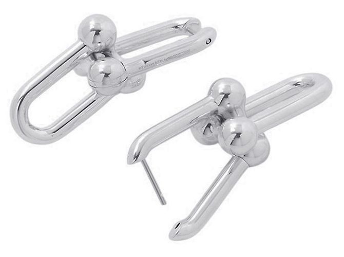 Autre Marque Orecchini Tiffany & Co. Hardware Link Extra Large in argento sterling - vista 3