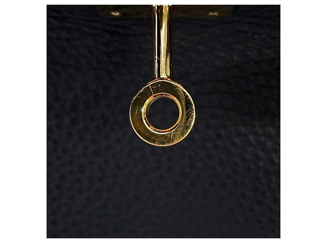 Hermès Borsa Hermes Birkin 30 in pelle Taurillon Clemence nera Nero - vista 12