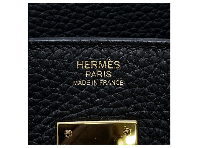 Hermès Borsa Hermes Birkin 30 in pelle Taurillon Clemence nera Nero - vista 14