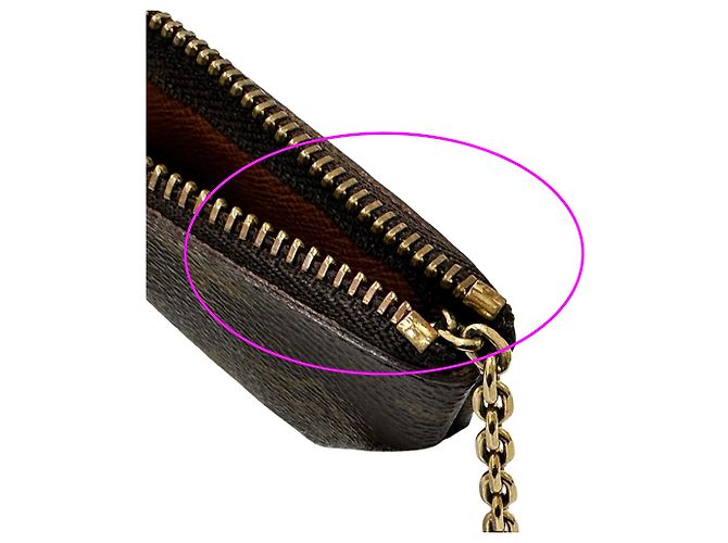 Louis Vuitton Monogram Münzbeutel Braun - Ansicht 10