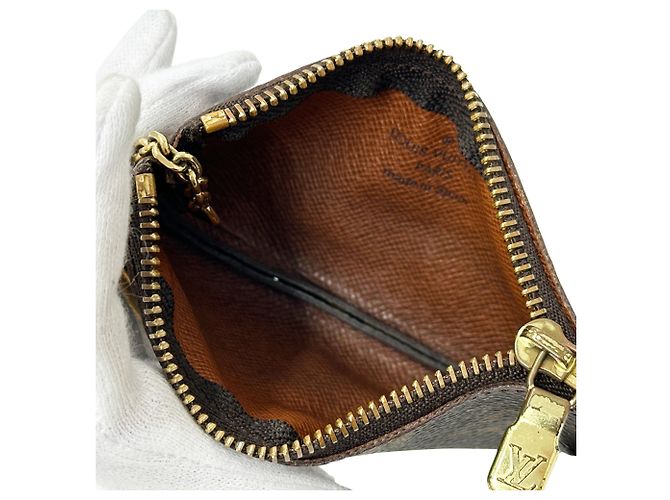 Louis Vuitton Monogram Münzbeutel Braun - Ansicht 6