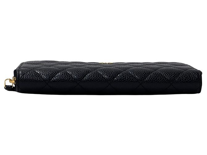 Cartera larga Chanel Matelassé Negro - vista 4