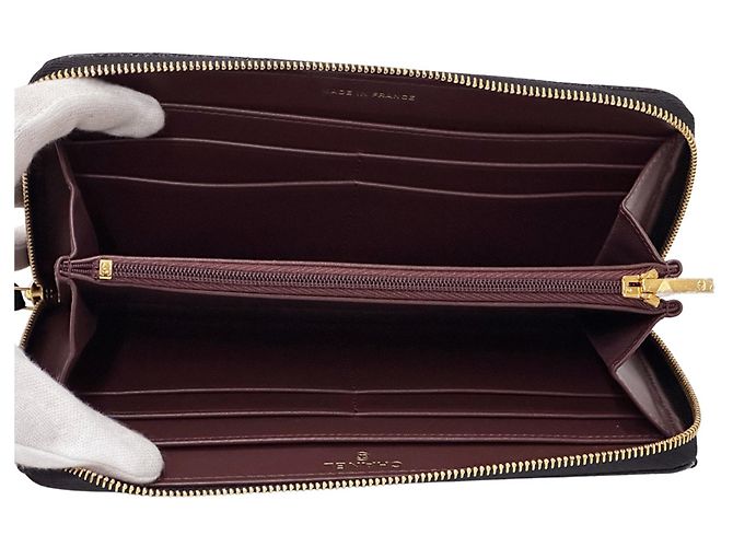 Cartera larga Chanel Matelassé Negro - vista 5