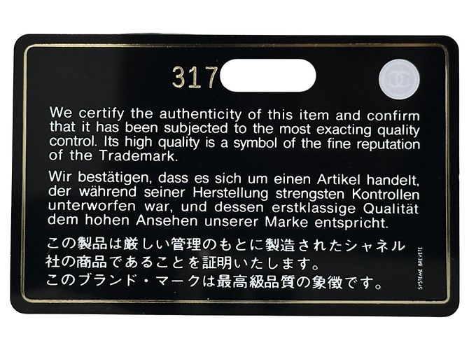 Cartera larga Chanel Matelassé Negro - vista 7