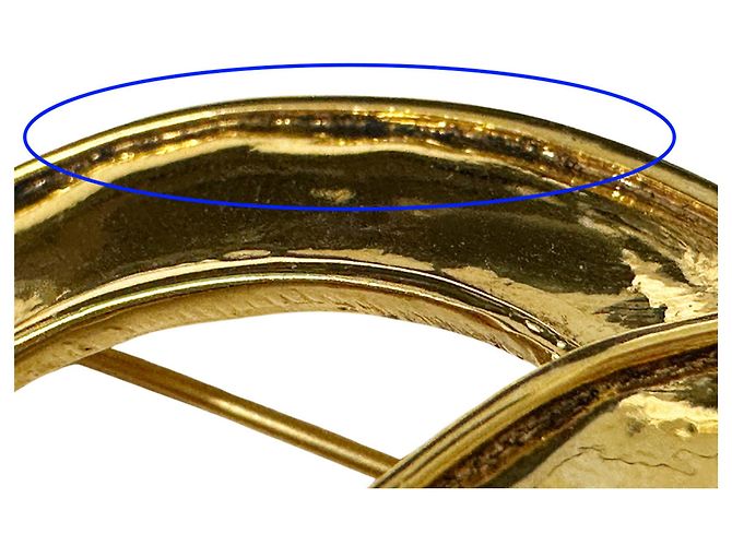 Spilla Chanel placcata oro D'oro - vista 11
