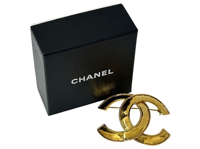 Spilla Chanel placcata oro D'oro - vista 12