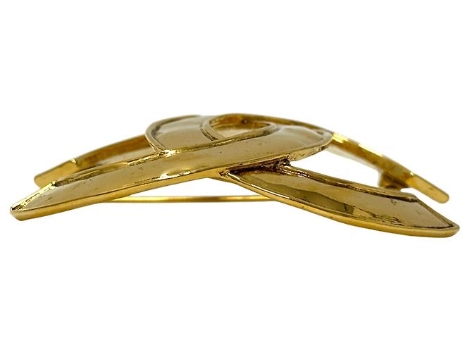 Spilla Chanel placcata oro D'oro - vista 5